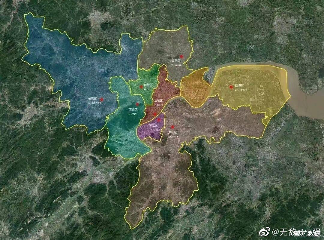 杭州分区行政区划调整江干区没了临平区入主城