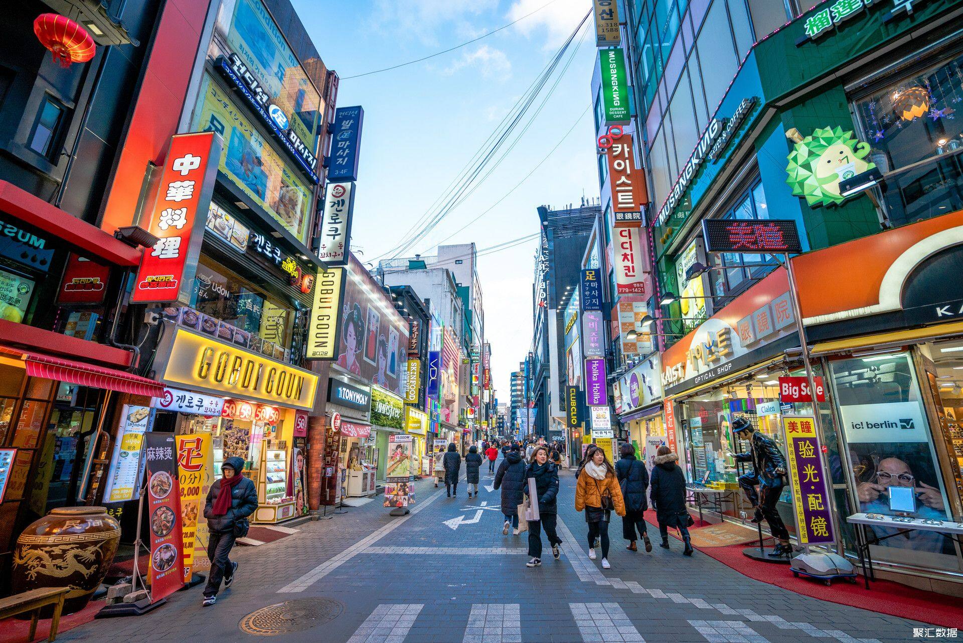 摄图网_500895444_banner_韩国首尔明洞购物街（企业商用）