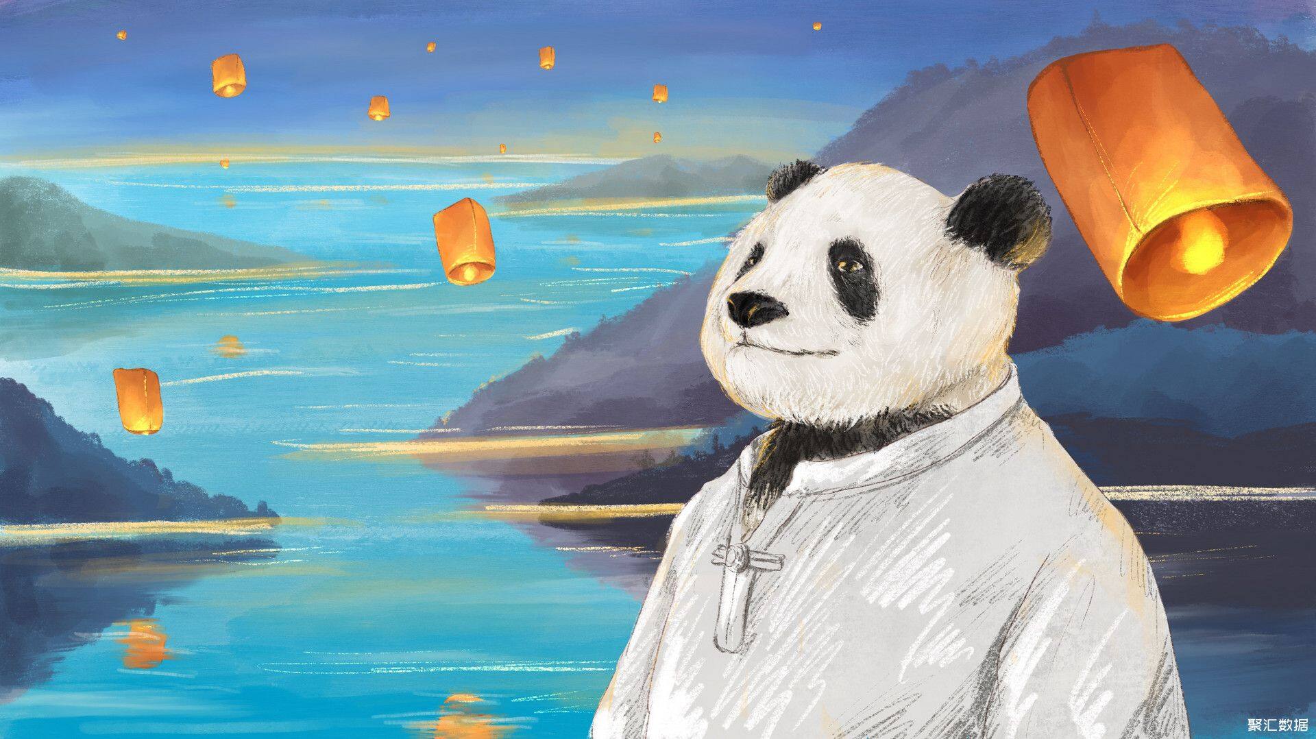 摄图网_501332806_banner_望灯的熊猫（企业商用）