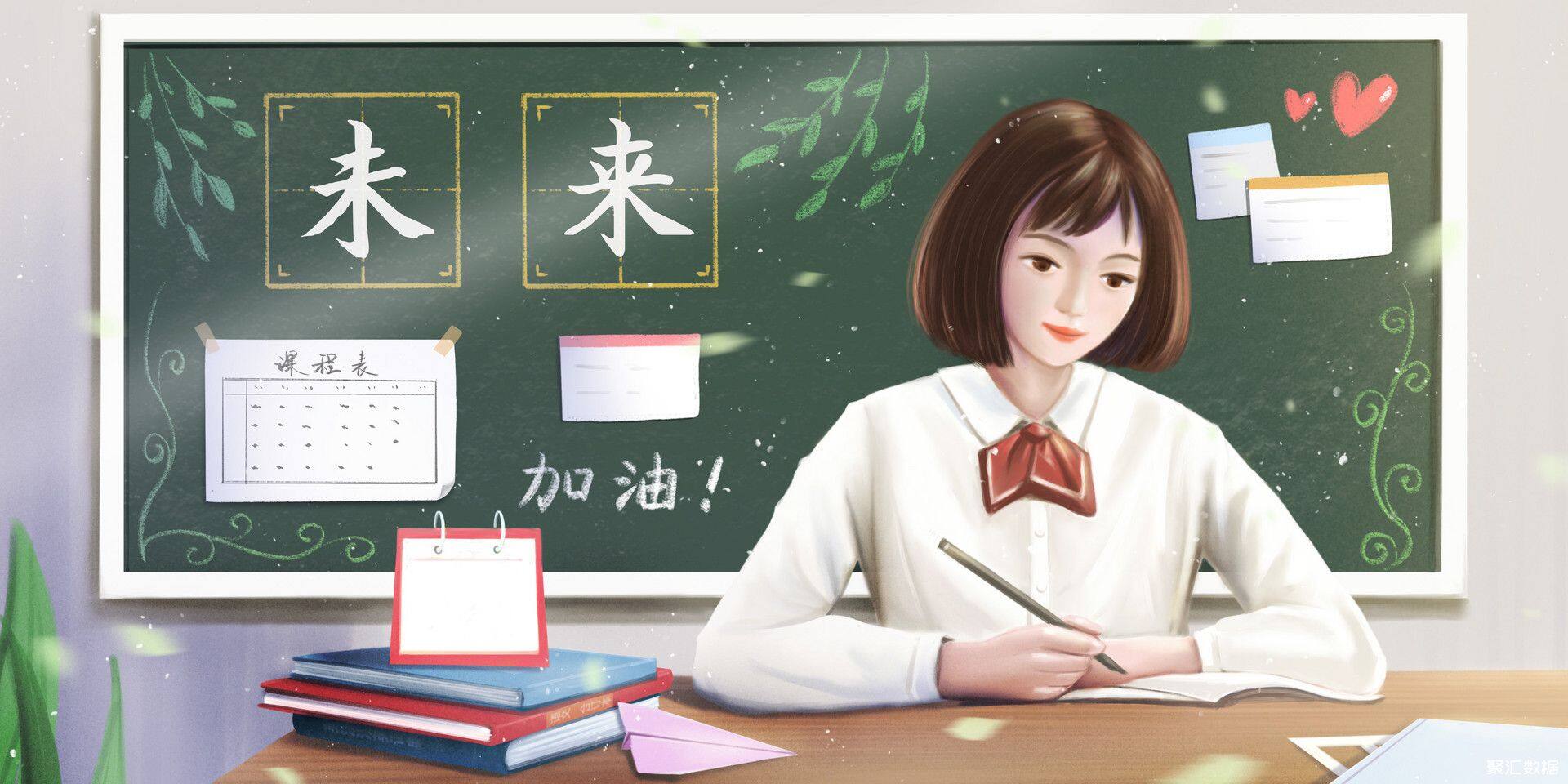 摄图网_401687043_banner_学生在教室认真学习写作业（企业商用）