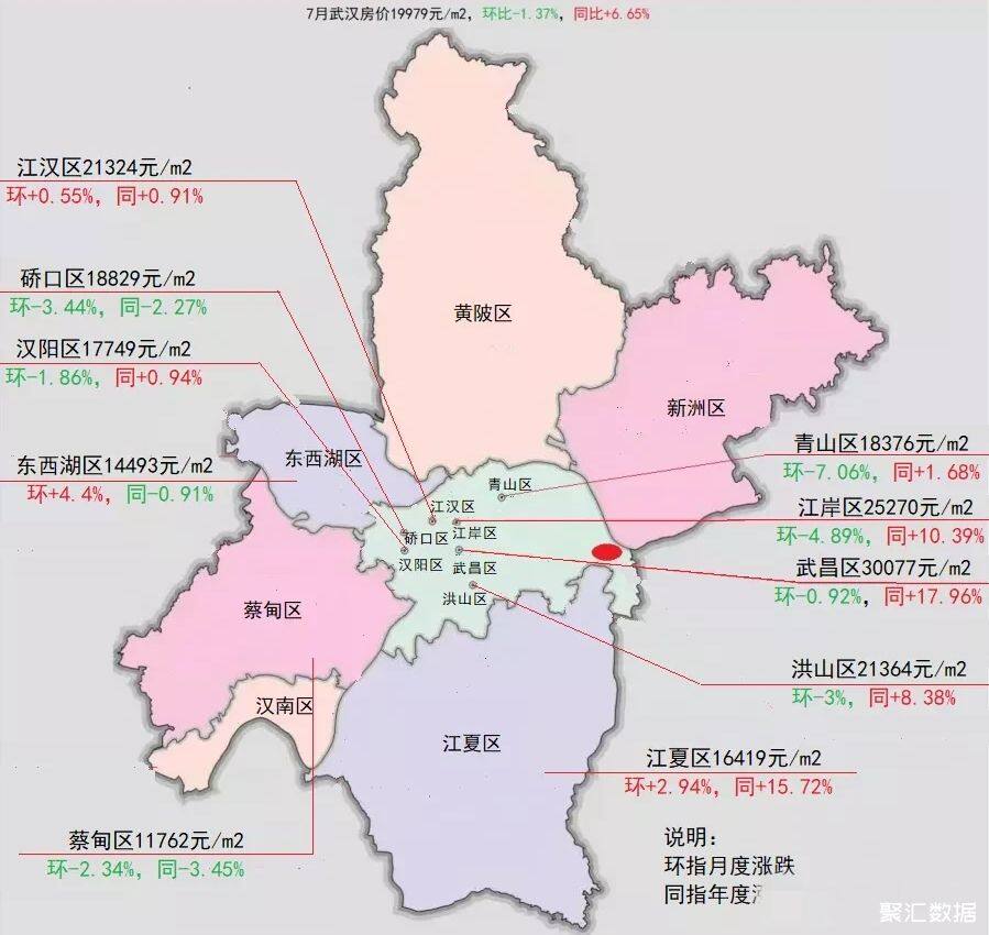 2020武汉房价区域图图片